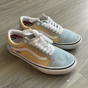 Blue/Yellow Old Skool Vans